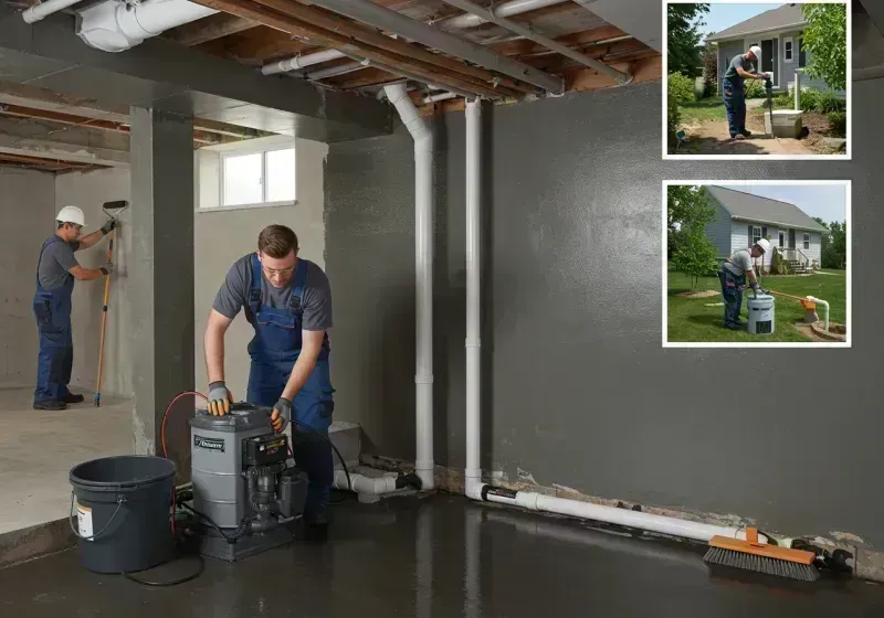 Basement Waterproofing and Flood Prevention process in Saint Anne, IL